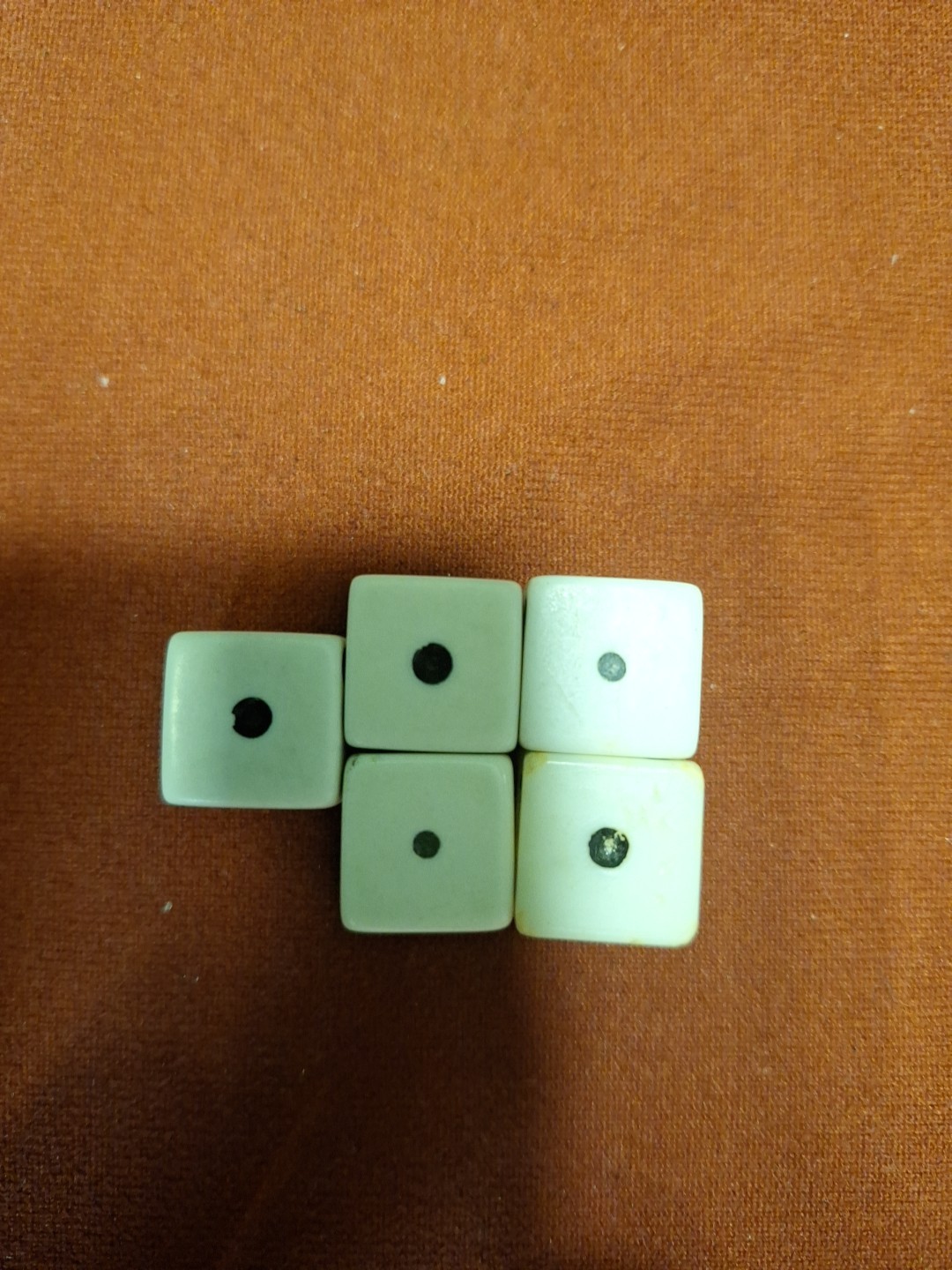Vintage Dice Set Of 5 (19•GH)