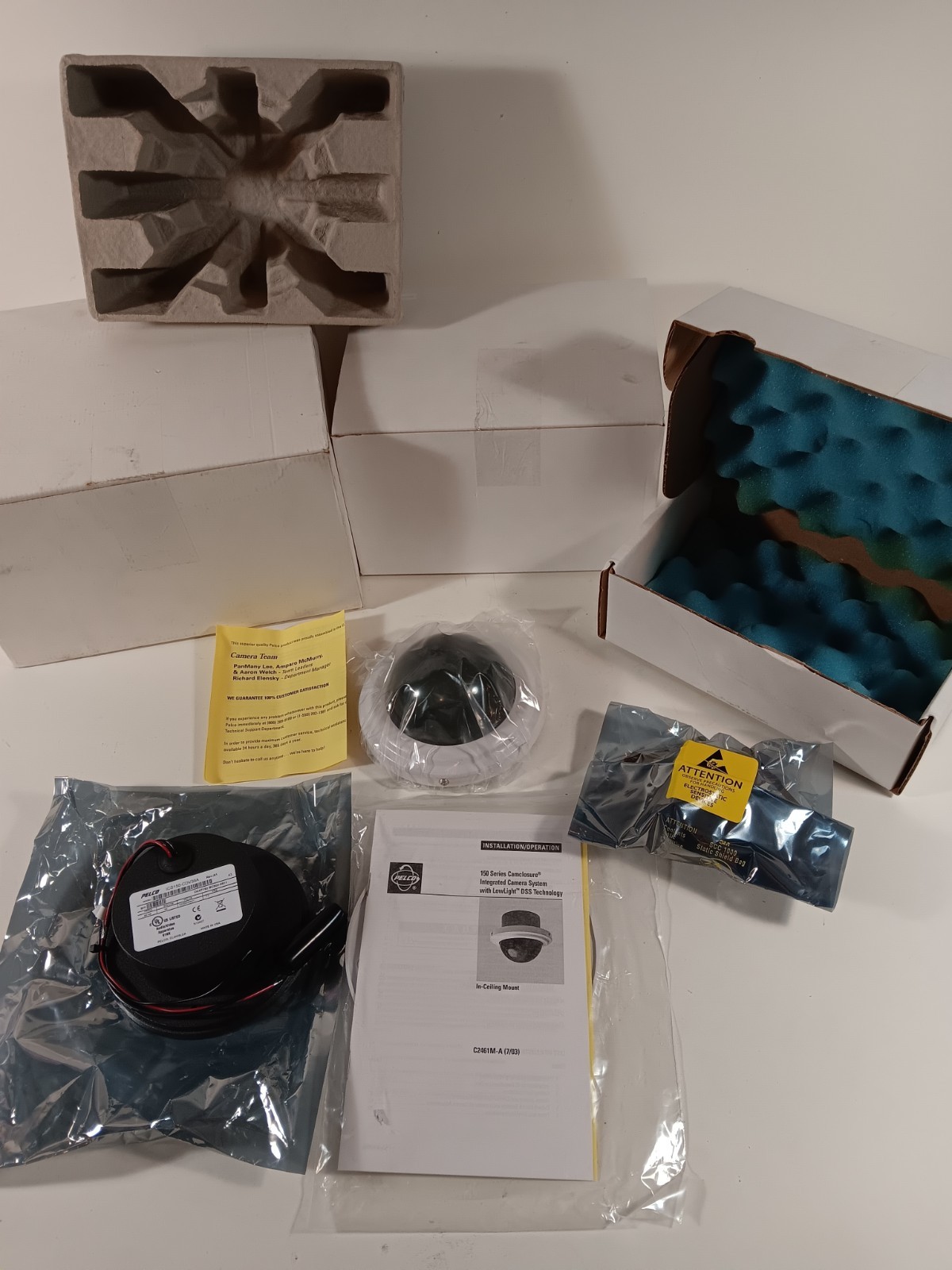 PELCO ICS150-CDV39A Camclosure Camera W/Color High Resolution 3-9mmVF 