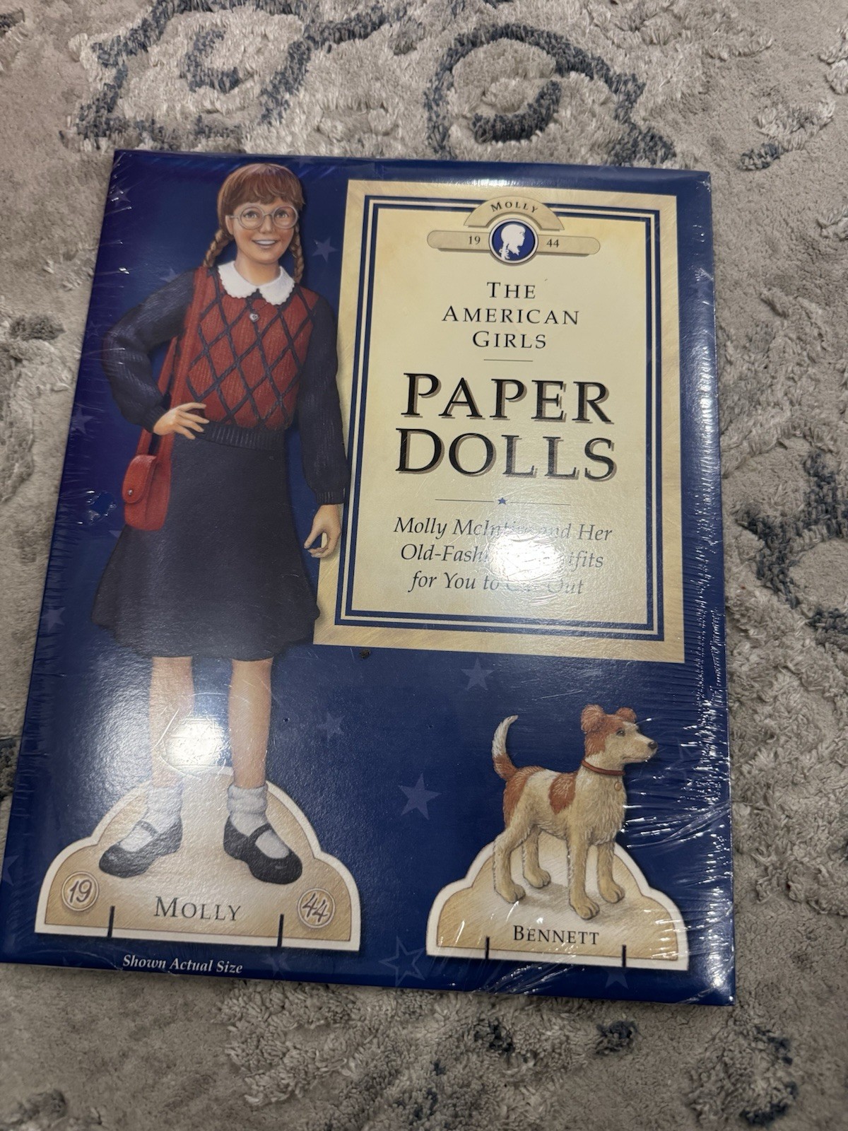 American Girls Pleasant Co Paper Dolls 1992 Molly 1st Edition Factory Sealed