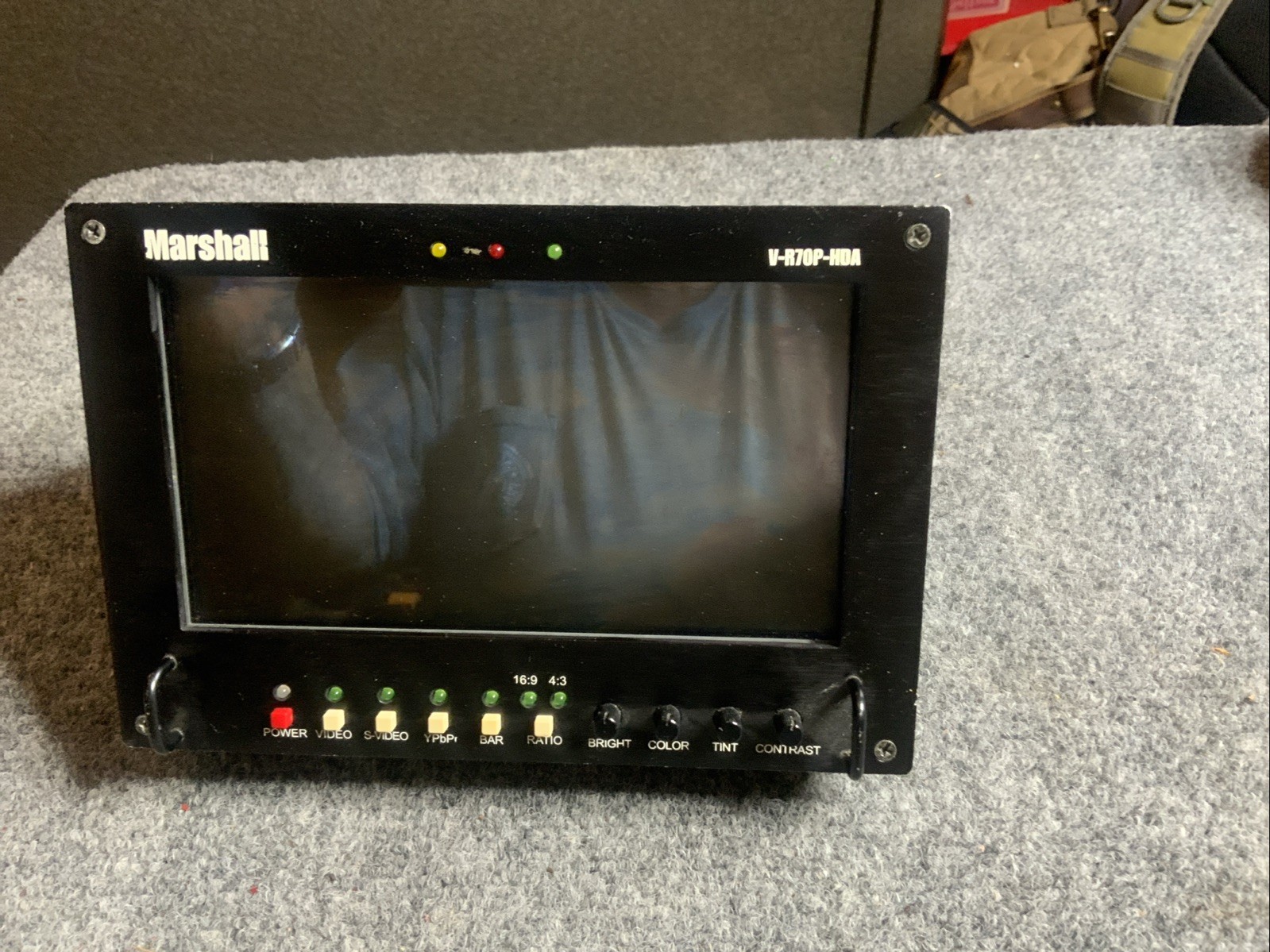 Marshall V-R70P-HDA 7” LCD Field Production Monitor WORKS