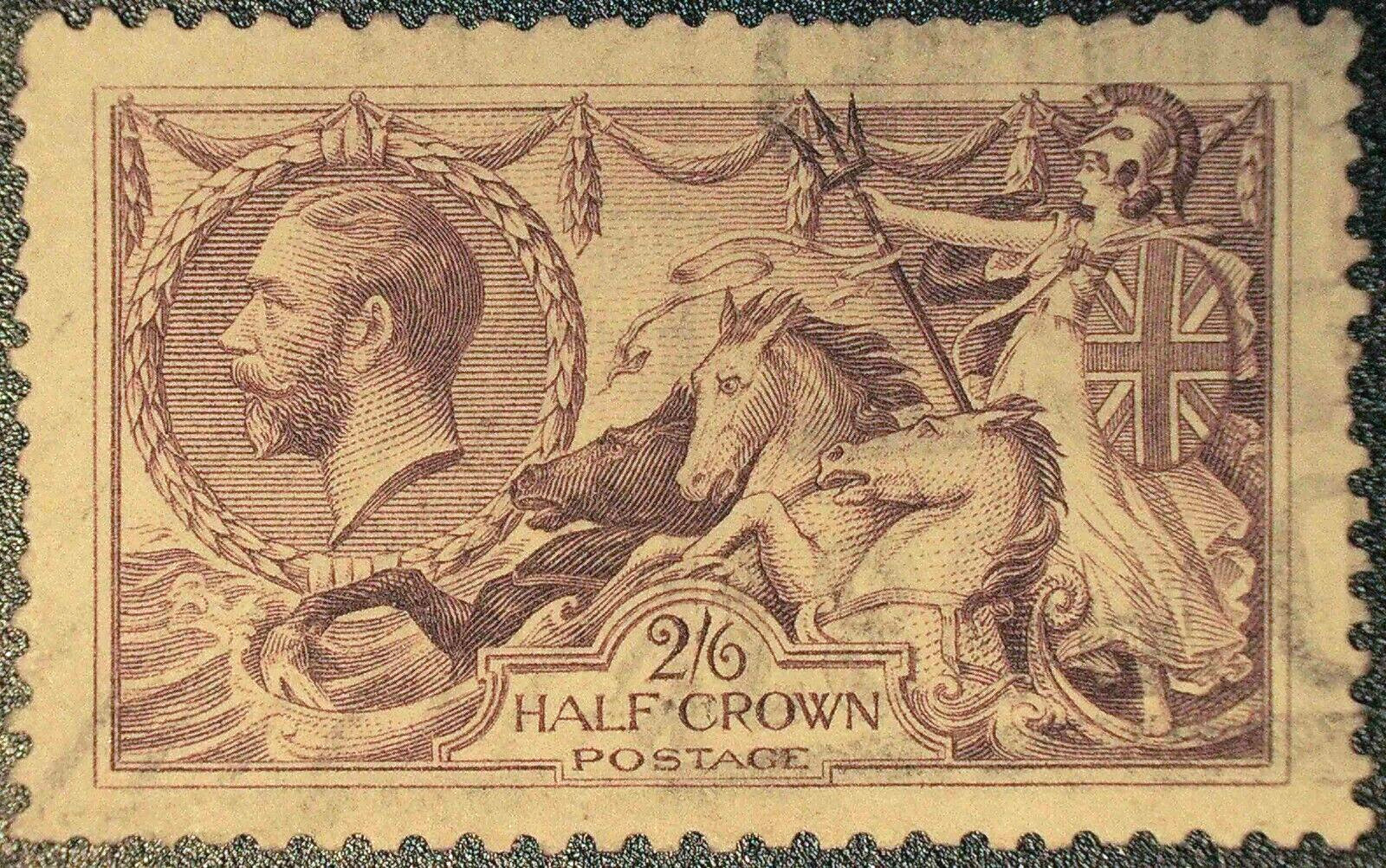 Great Britain | 1918-1919 | Seahorses | SG 413a | Very Good ULH