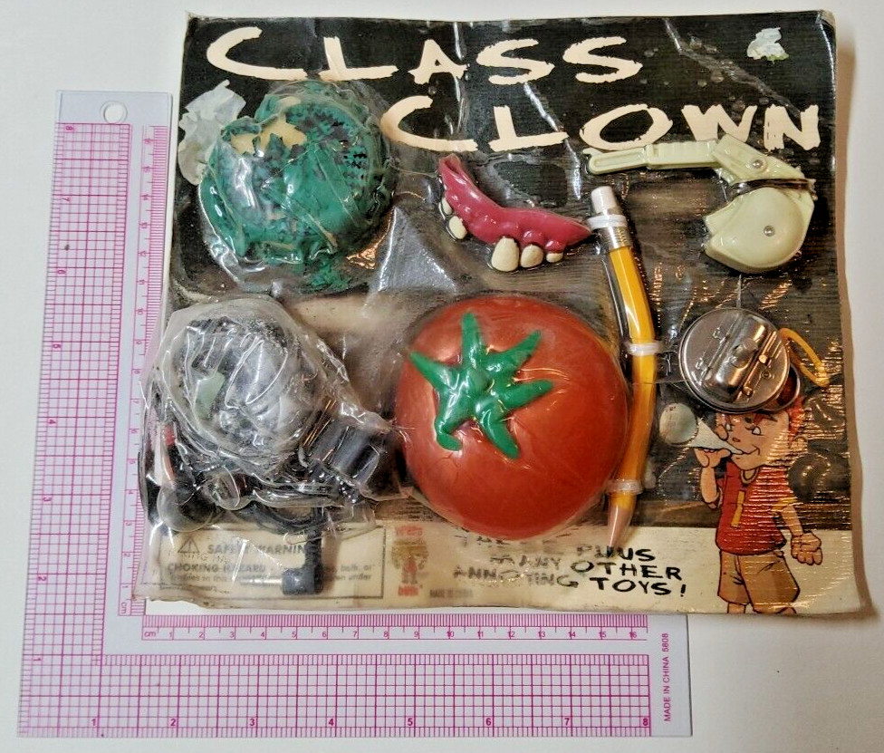 Vintage Vending Display Board Class Clowns 0326