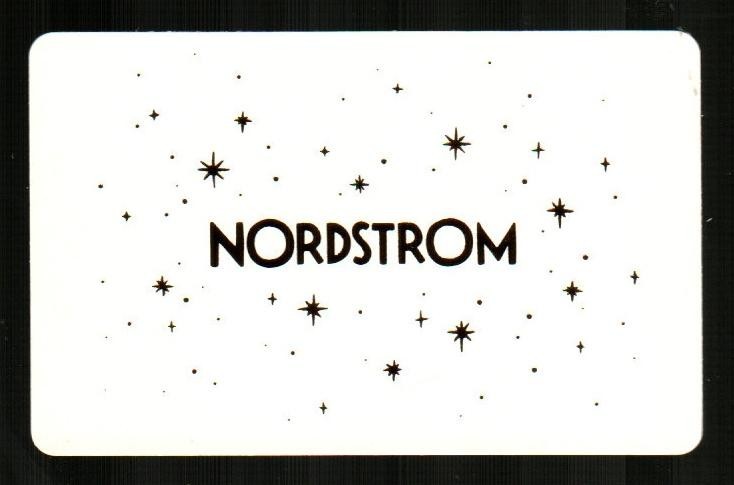 NORDSTROM Christmas, Gold Stars ( 2023 ) Gift Card ( $0 )