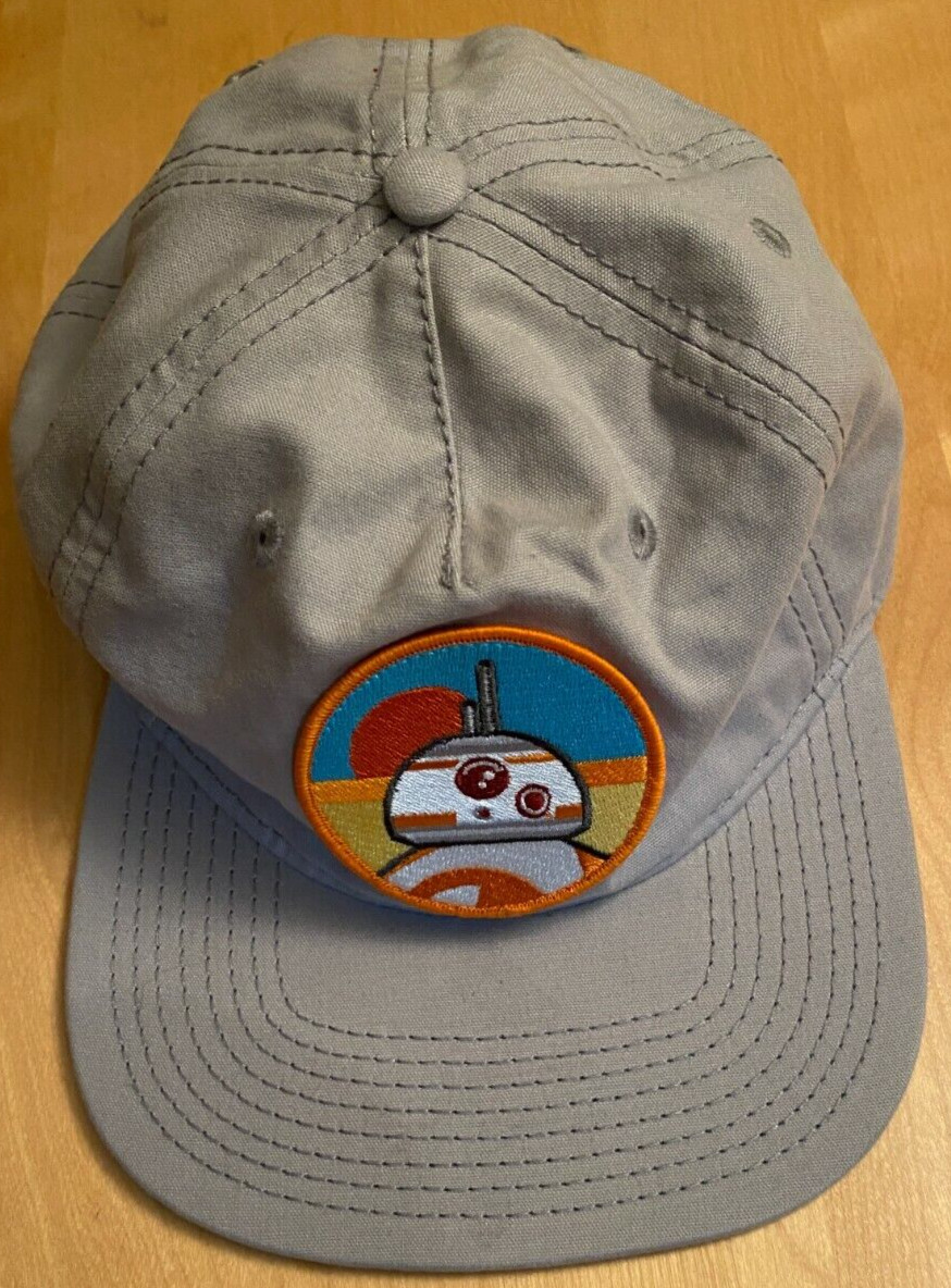 Star Wars BB8 BB-8 Gray Adj Baseball Cap Original Snapback 100% Cotton One Size