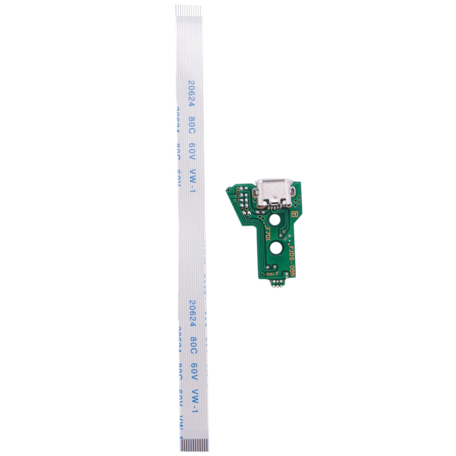 Usb Charging Port Board For -055  Controller With 12 Pin Flex Cable L6M99728