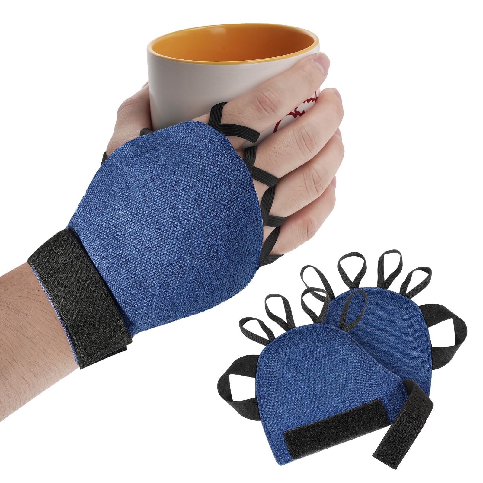 "Weighted Therapy Gloves 1/2lb for Tremors Hand Strength, Dexterity, Writing"