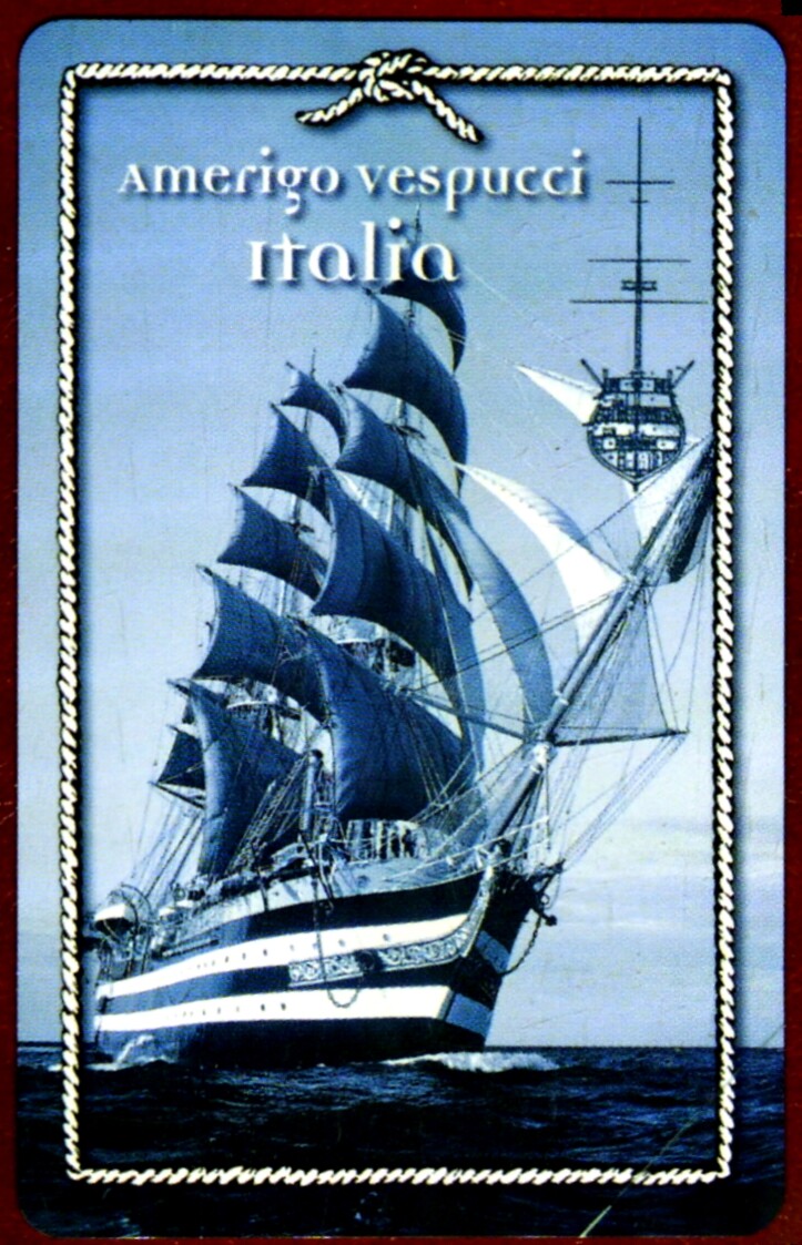 G 1127 C&C 3204 New Magnetized Phone Card With Sails Explained Vespucci