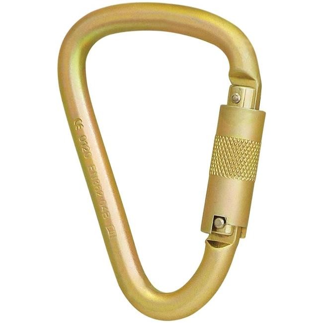 ISC 109193 Klette Steig Steel Carabiner - 50kN Twist Lock