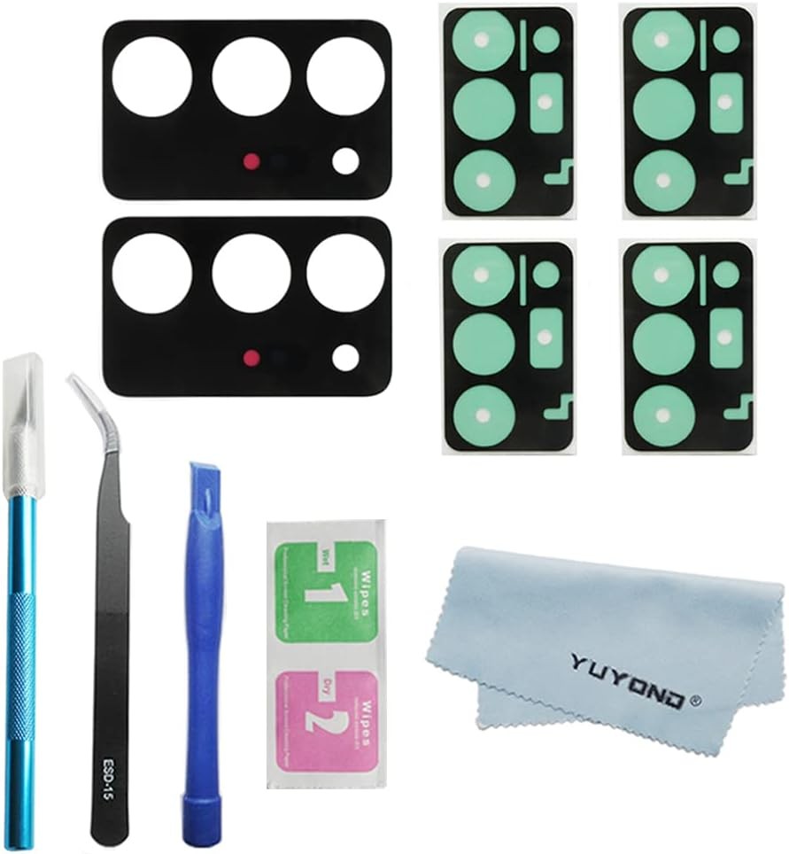 2pcs Back Note 20 Ultra Camera Glass Lens Replacement for Samsung Galaxy Note