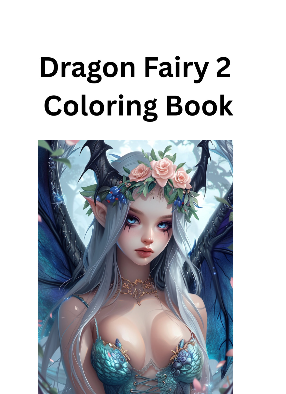 Dragon fairy 2 coloring book