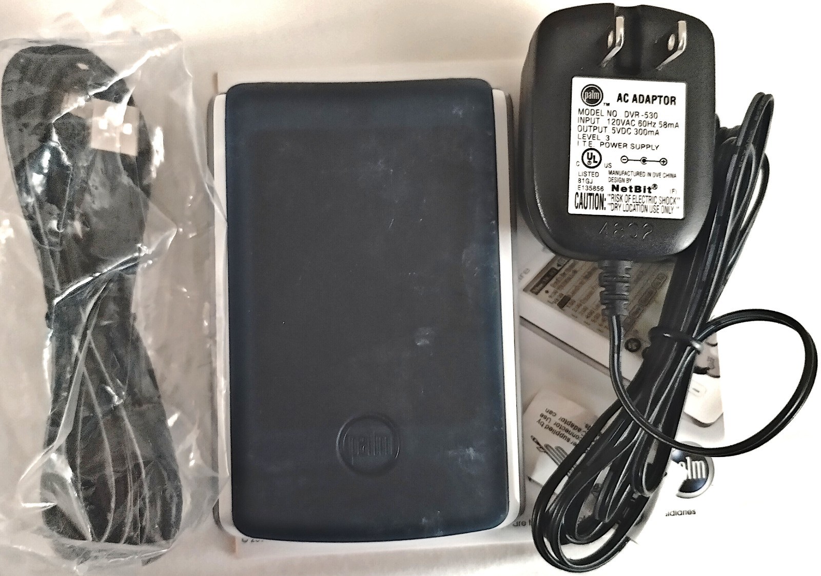 TESTED Palm Zire m150 Handheld PDA 2MB White & CD/Charger/Cover/USB/Stylus