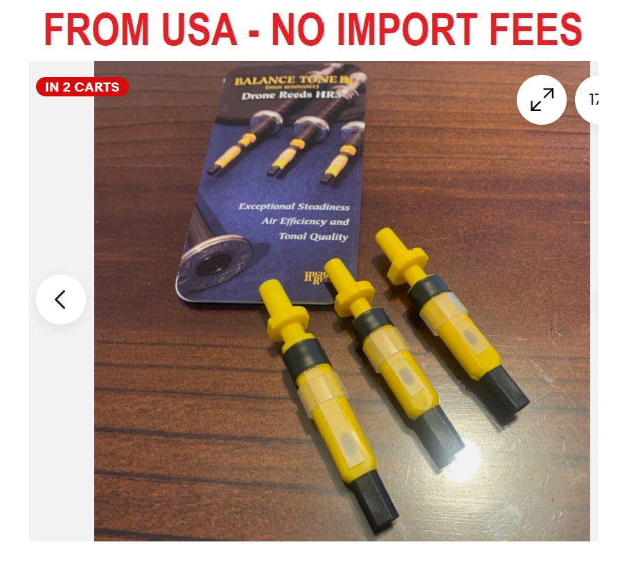 Balance Tone HR Drone Reeds