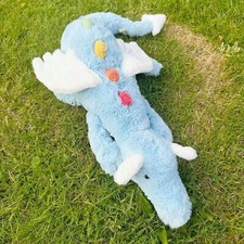 Jelly Blue Dragon Inspired Skydragon Cat Soft Stuffed Plush Toy Fun Gift