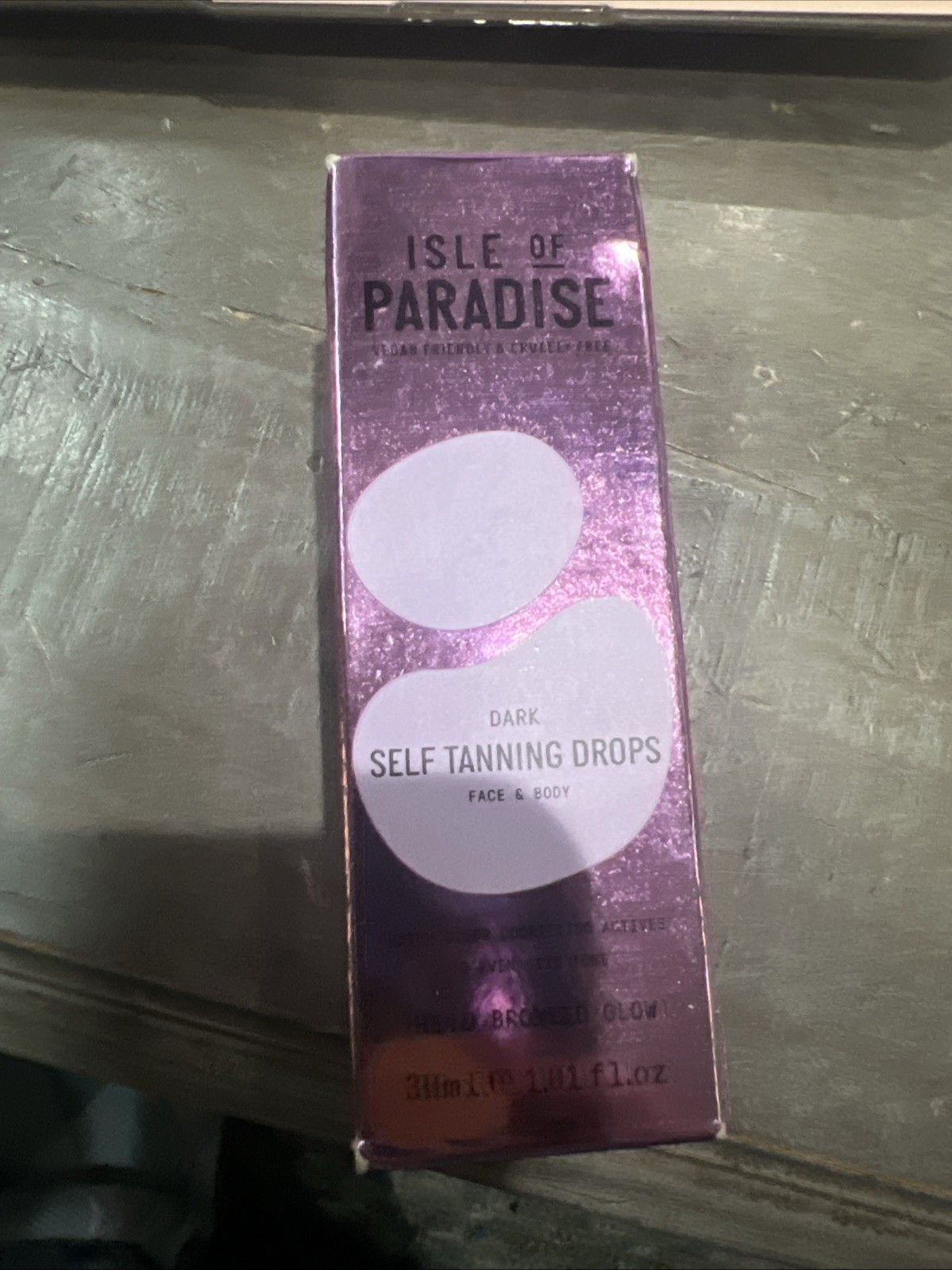 Isle of Paradise Dark Self Tanning Drops 30ml New
