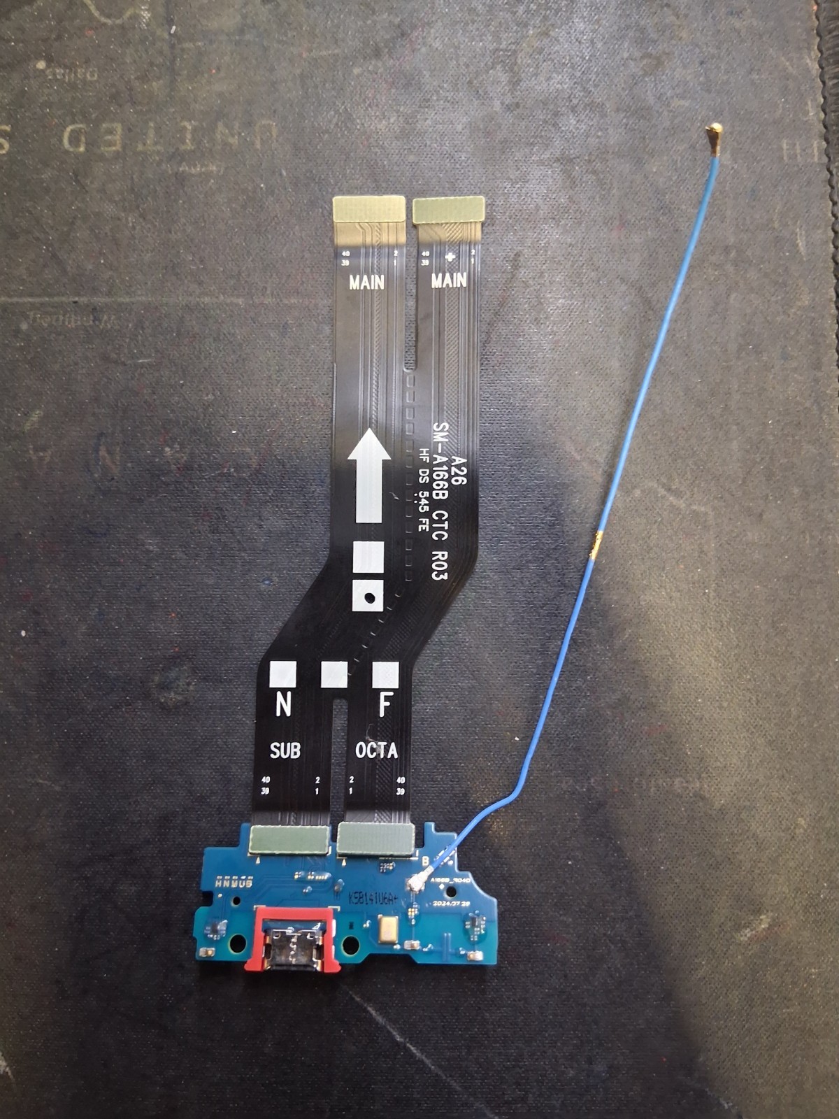 ✅ Samsung Galaxy A16 5G SM-A166U1 Original OEM Charging Port Audio Jack Board ✅