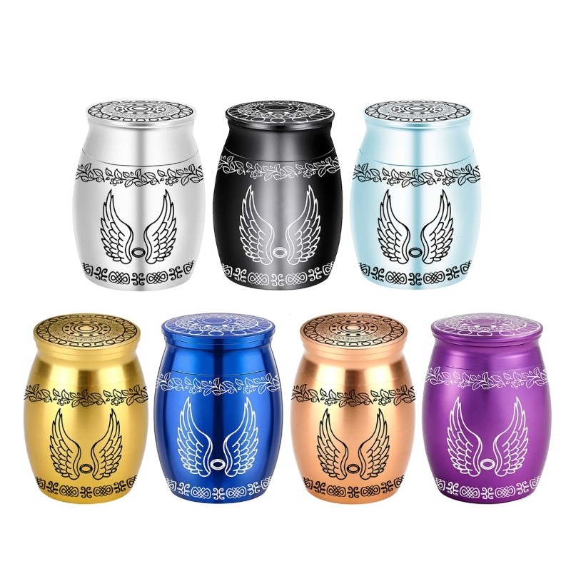 Pet Cremation Urn for Dogs Cats Ashes Metal Cats Memorial Urn Container Souvenir