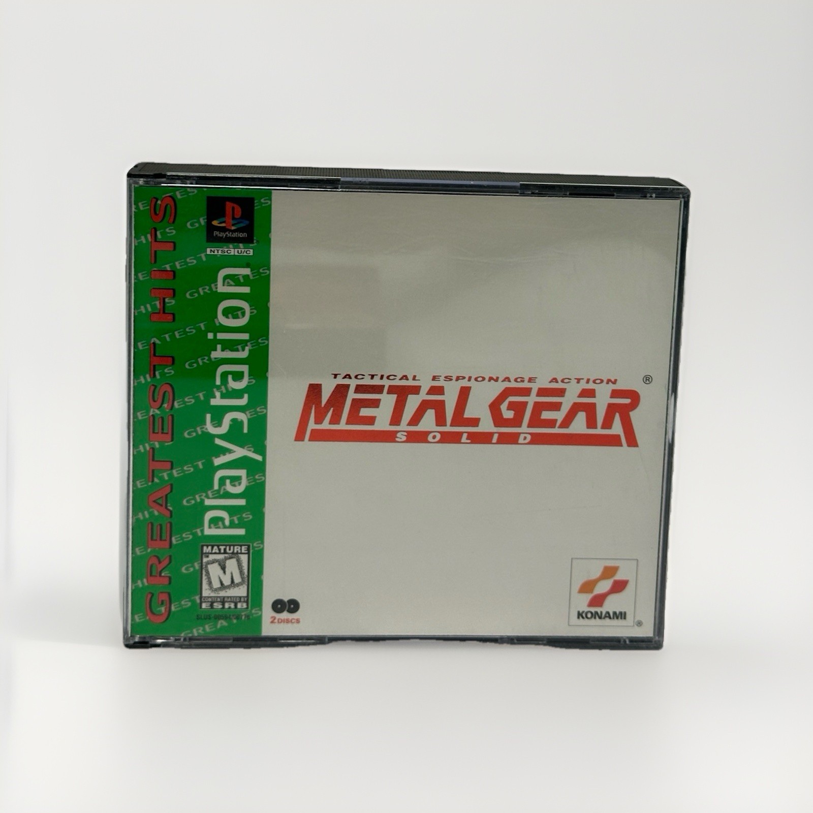 Metal Gear Solid Greatest Hits (Sony PlayStation 1, 1999) Complete
