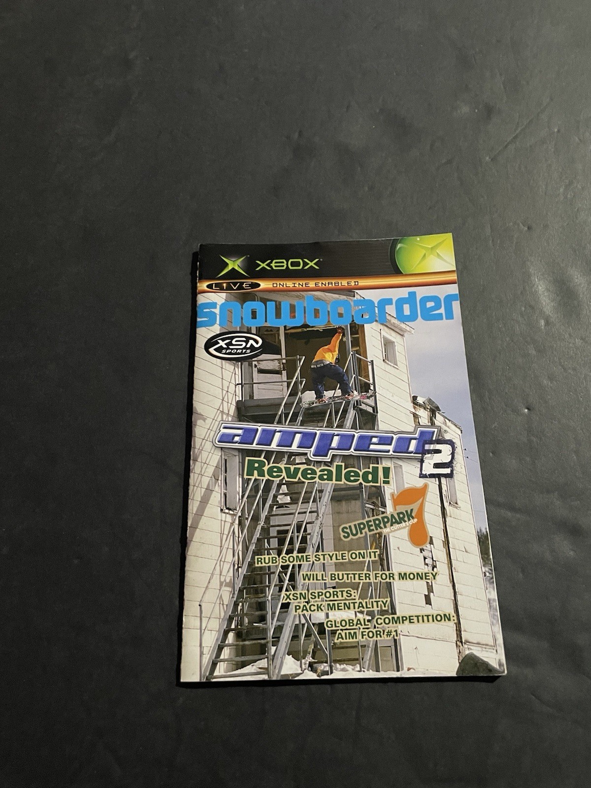 amped 2 Snowboarding Xbox Manual Only 