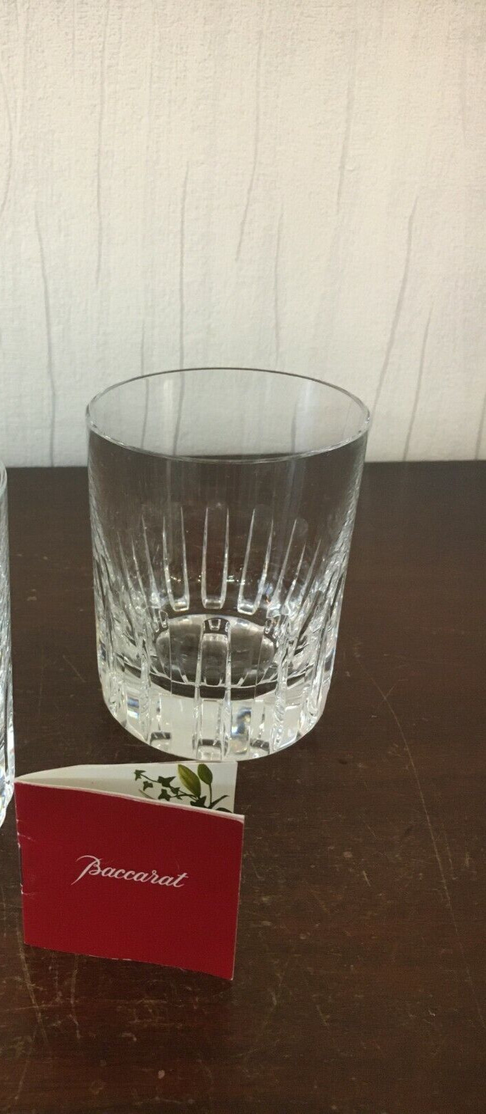 Baccarat Crystal Rotary Whisky Glass H: 10.5 Cm