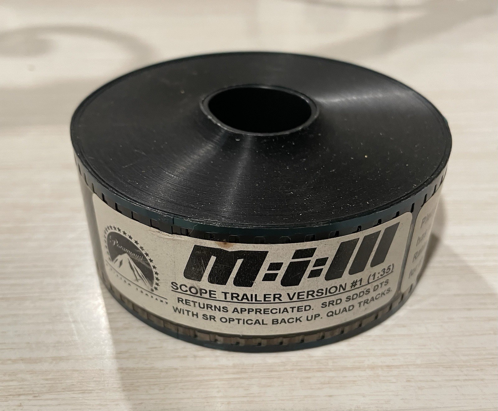 35MM Movie Trailer: Mission Impossible 3, MI III, 2006, Scope, Trailer #1