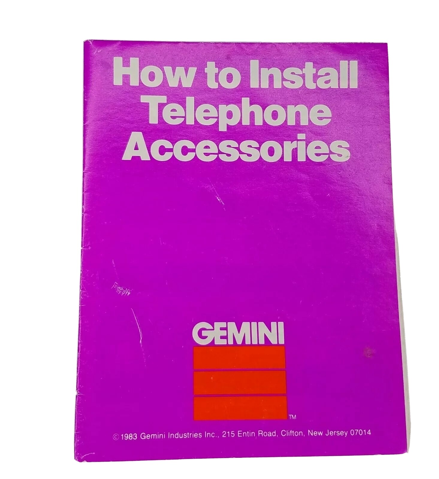 1983 Gemini Industries How to Install Telephone Accessories Manual JJ