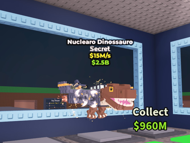Steal a Brainrot - Nuclearo Dinossauro - 15M/s BASE - FAST!! CHEAP!!