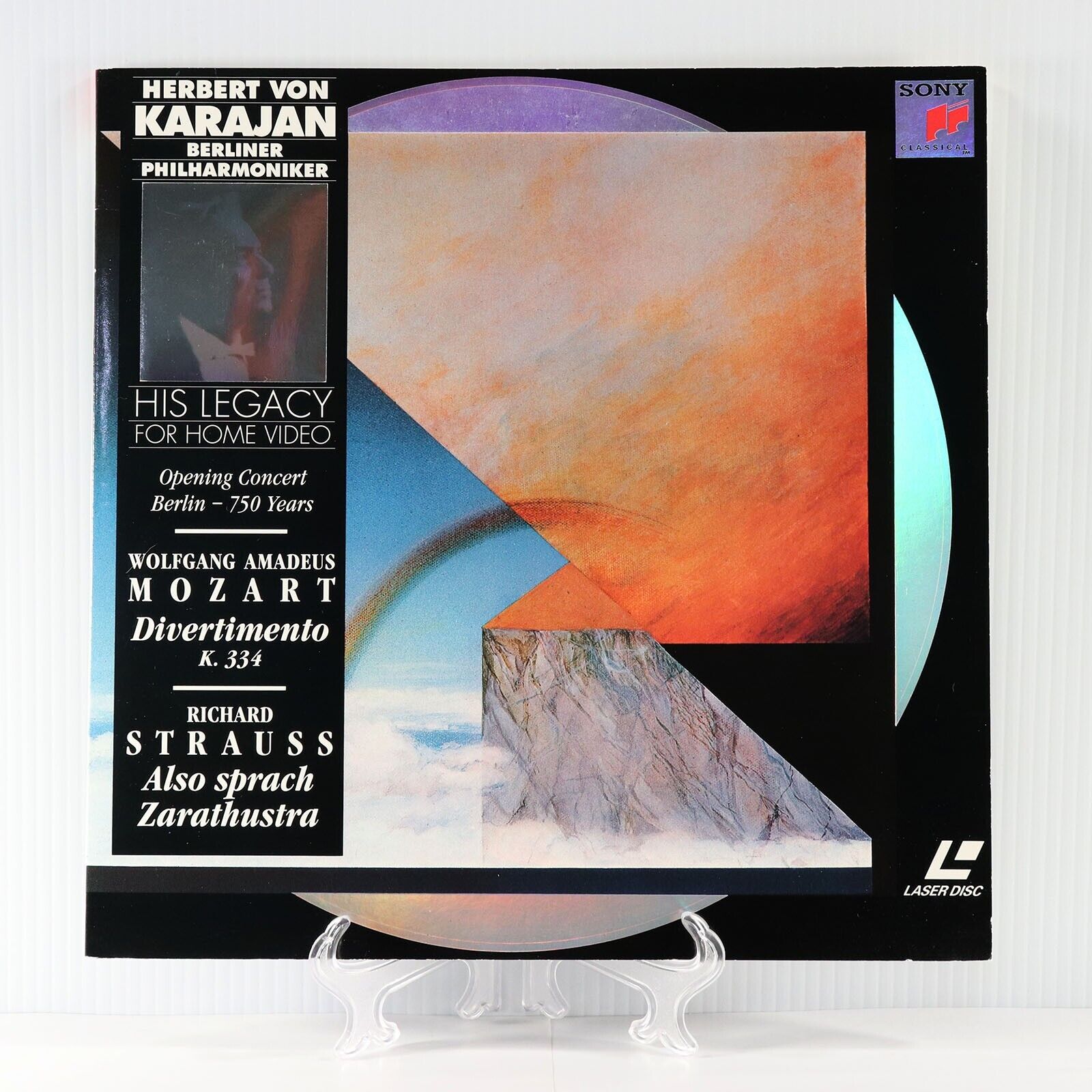 Herbert Von Karajan, Opening Concert Berlin Mozart Strauss (Laserdisc 1991 Sony)