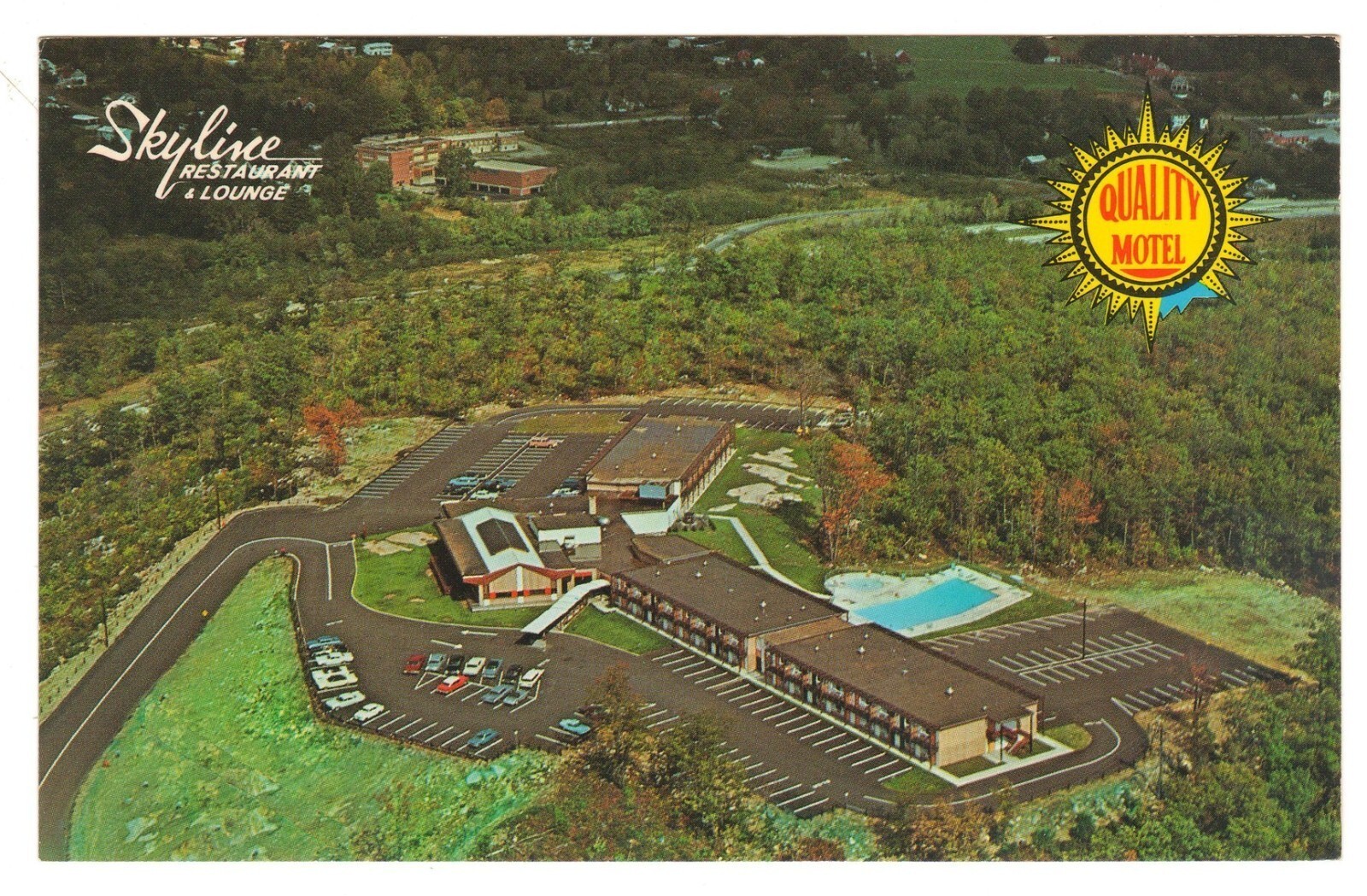 Quality Courts Motel Waterbury Connecticut Postcard