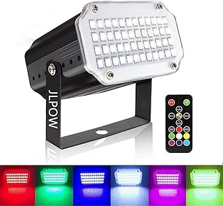 Halloween Strobe Light with Remote, JLPOW Sound Activated Mini Strobe Lights Sup