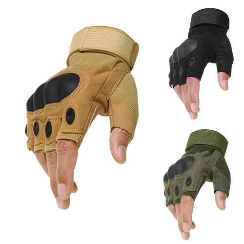 Half Finger Tactical Gloves Men Military Outdoor Sports Cycling Hunting Airsoft