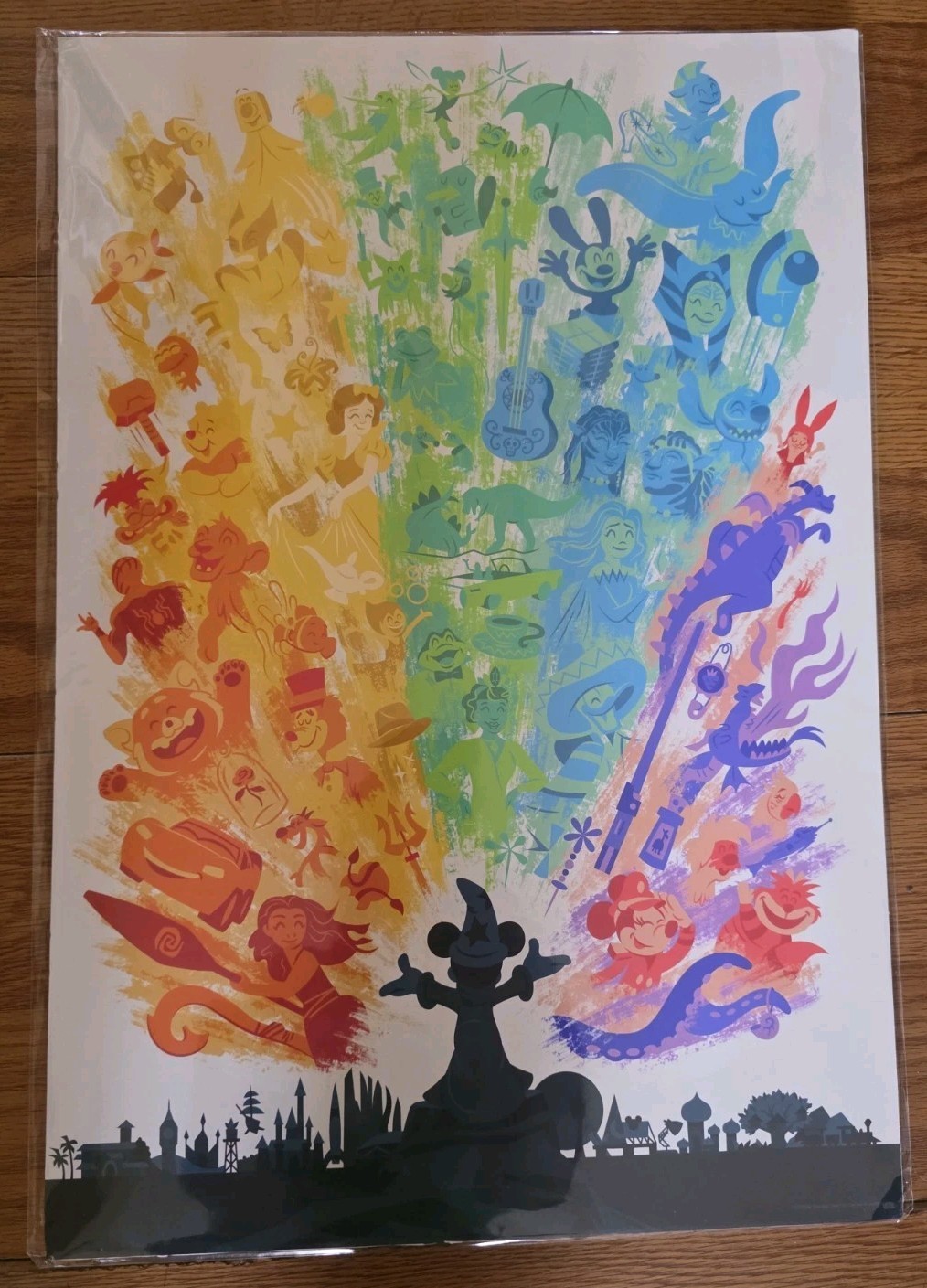 Disney Mickey Sorcerer, Print By Shane Enoch "Started By A Mouse" D23 2024