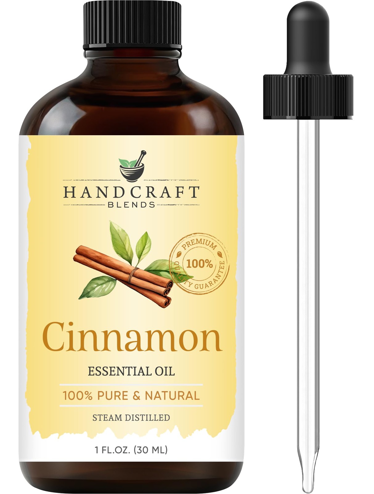 Handcraft Blends Cinnamon Essential Oil – 1 Fl Oz – 100% Pure and Natural – P...