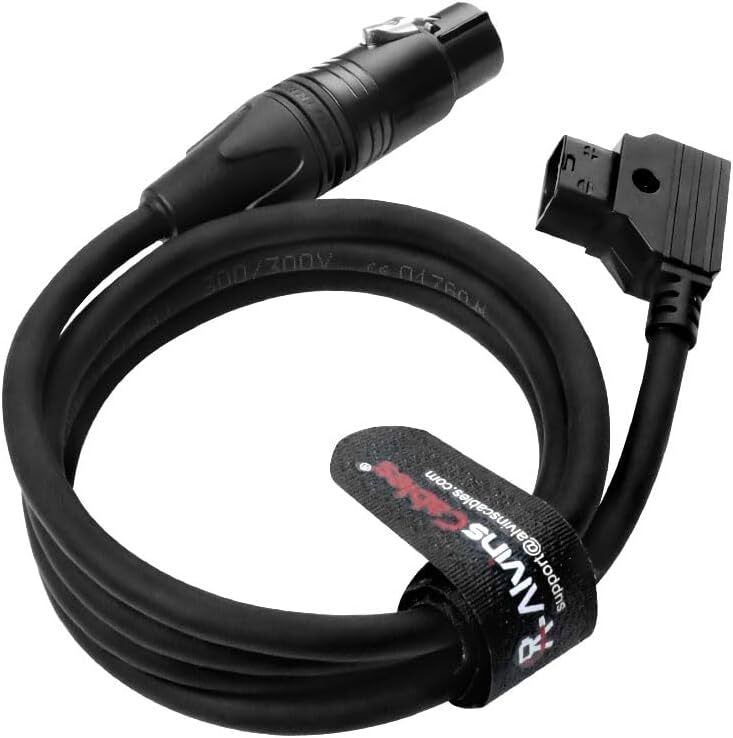 Power Cable for SmallRig RC 120B Video Light D tap to XLR 3 Pin Female 3.3ft