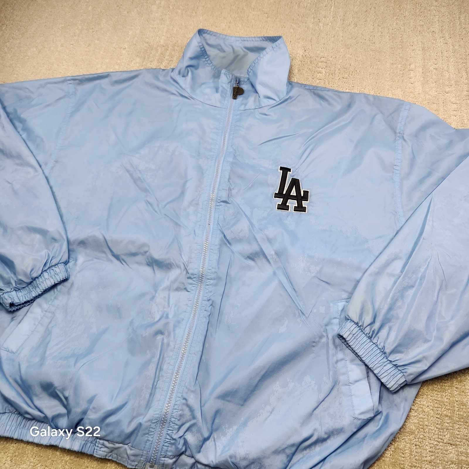 Vintage LA Dodgers Jacket Men XXL Pro Player Windbreaker *READ Blue 90s MLB