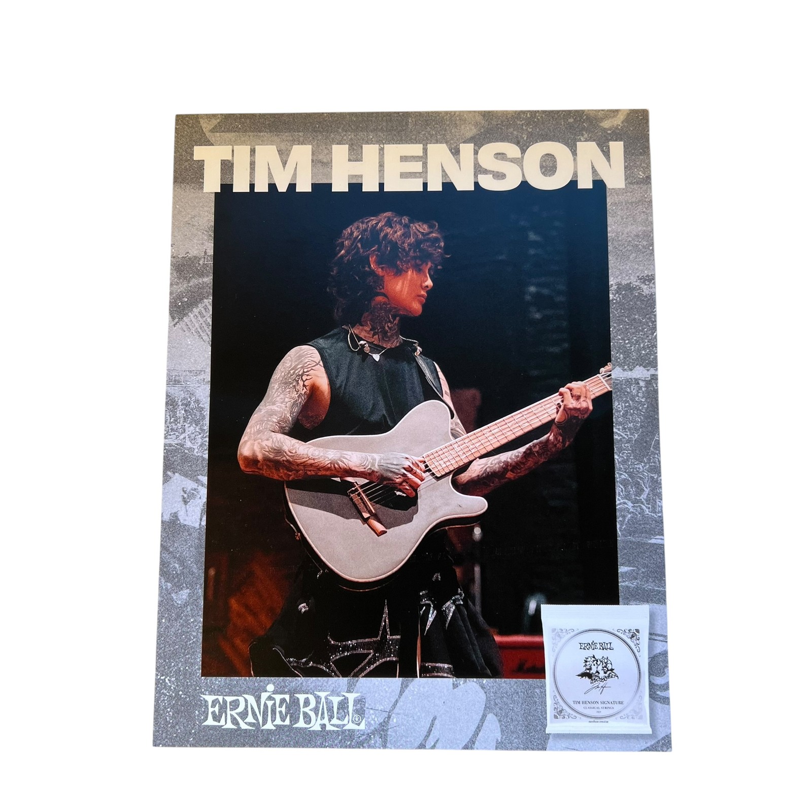 Ernie Ball Tim Henson Signature Classical Strings Promo Poster
