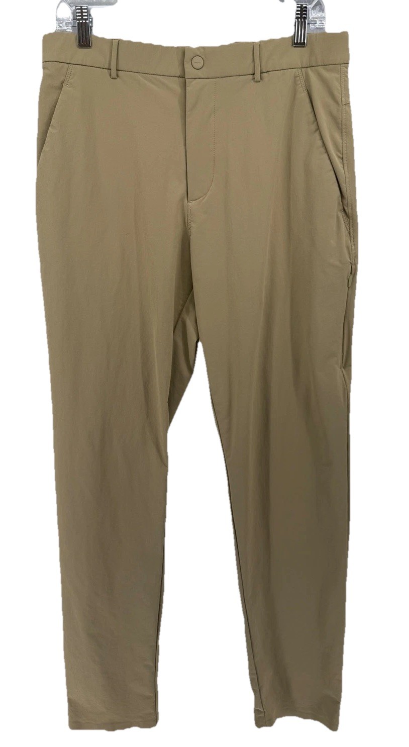 RLX Ralph Lauren Tailored Fit Woven Golf Pants Men's 30x32 Khaki Recycled Nylon