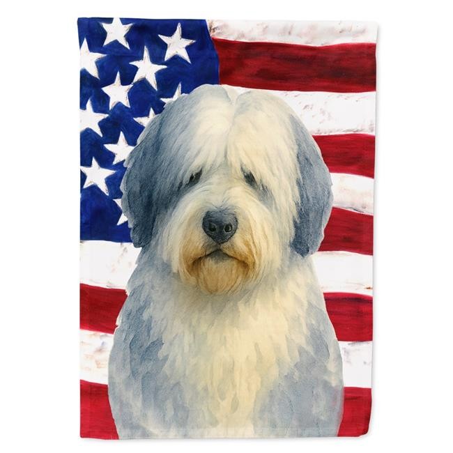 Carolines Treasures WDK6294CHF 40 x 28 in. Blue & White Old English Sheepdog ...