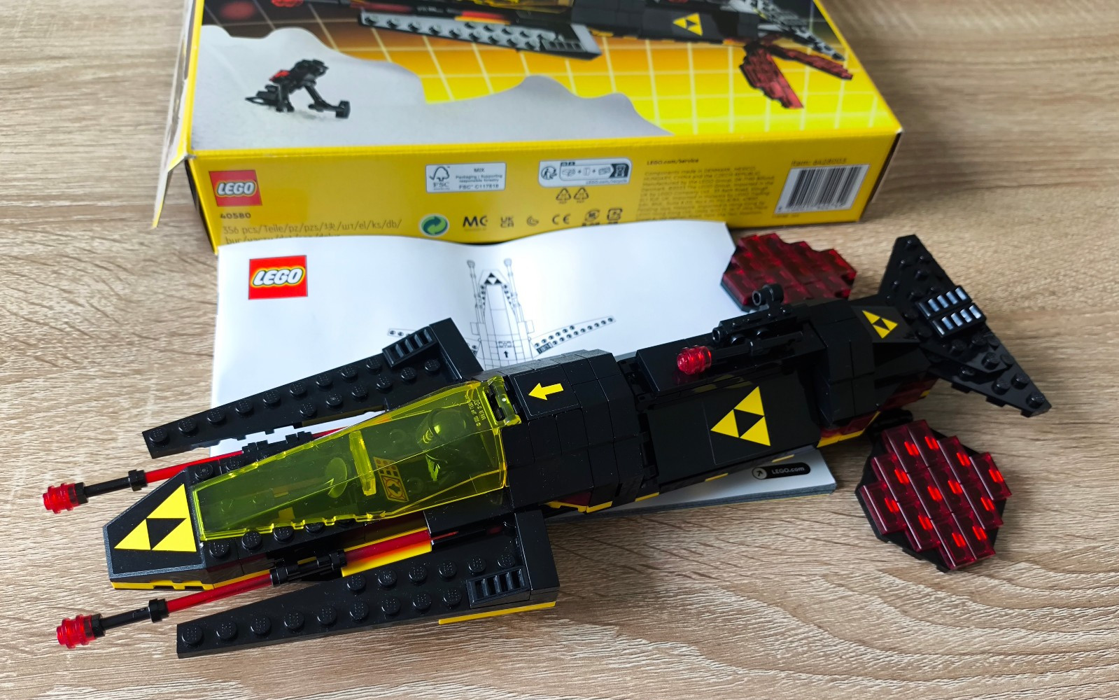 Lego Space Blacktron Cruiser 40580 Mint Like New Original Packaging
