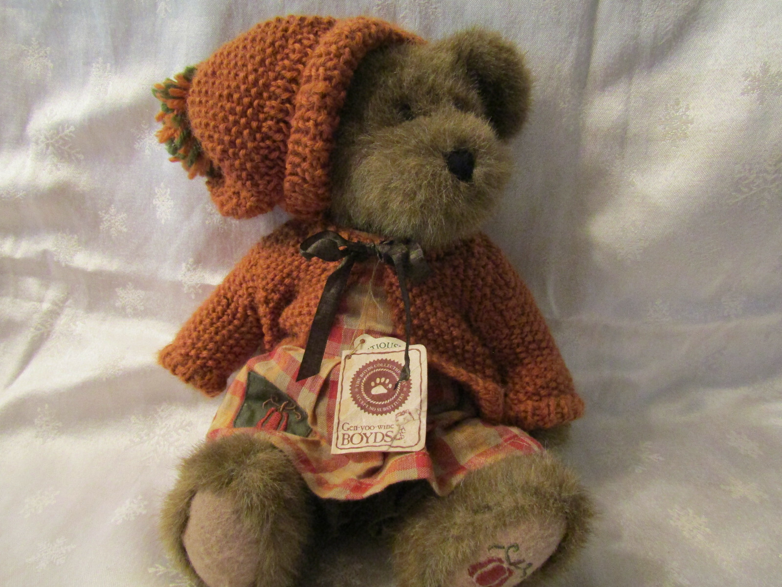 NICE 13" HAZEL Q. PUNKINBEARY JOINTED BEAR "BOYD'S"