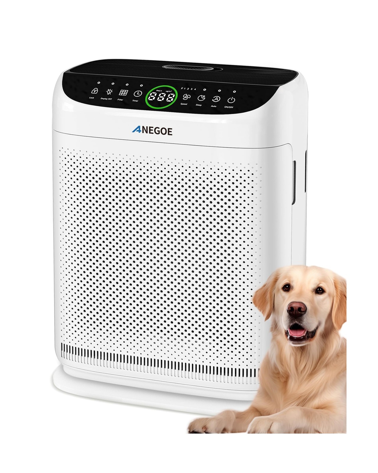 Air Purifiers for Home Large Room Up to 2500 Ft² With Double Air Intake,Was