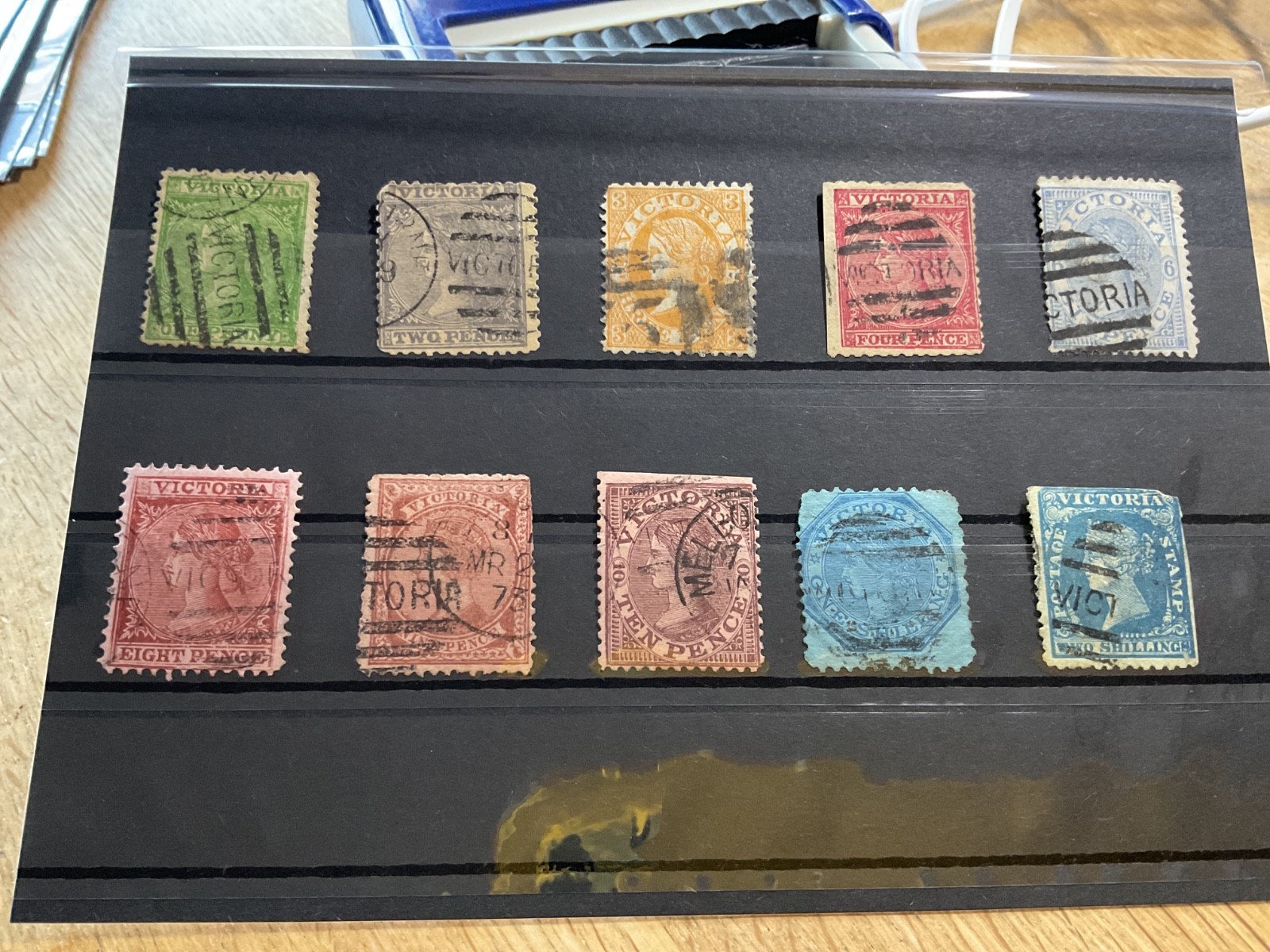 Australia Victoria early mounted mint or used stamps   B3514