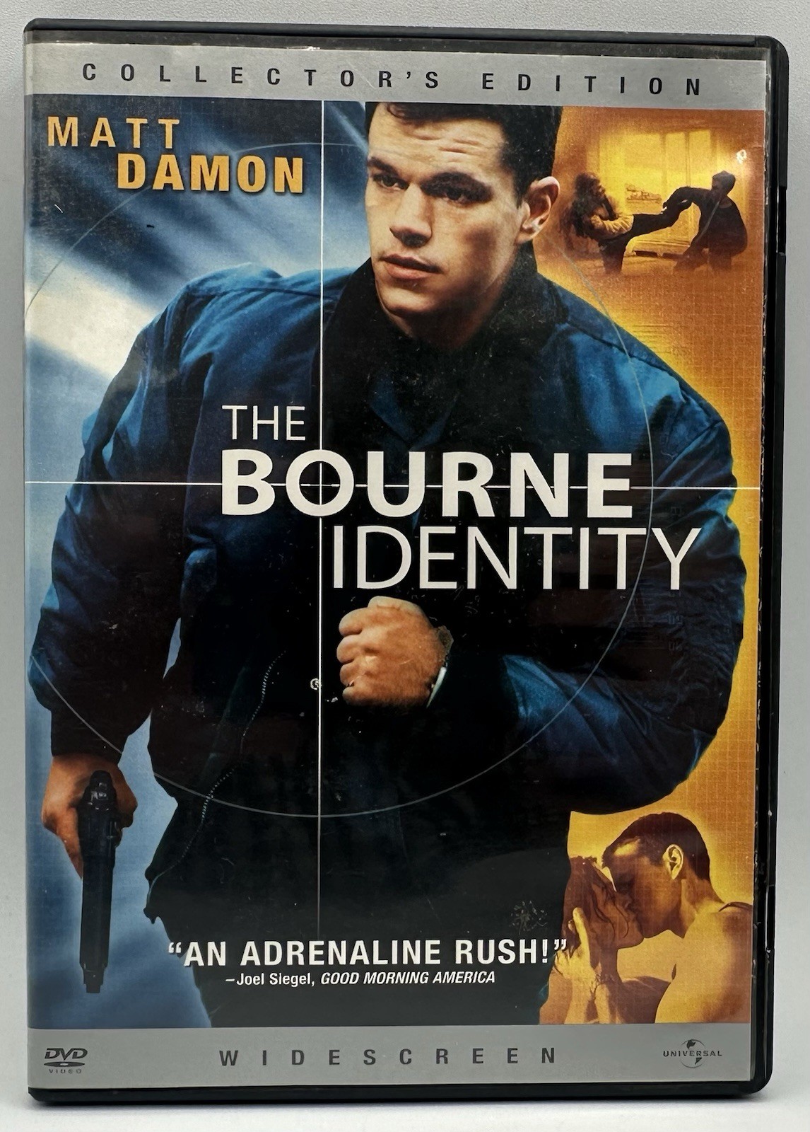 The Bourne Identity DVD Widescreen Matt Damon Collector’s Edition 2002