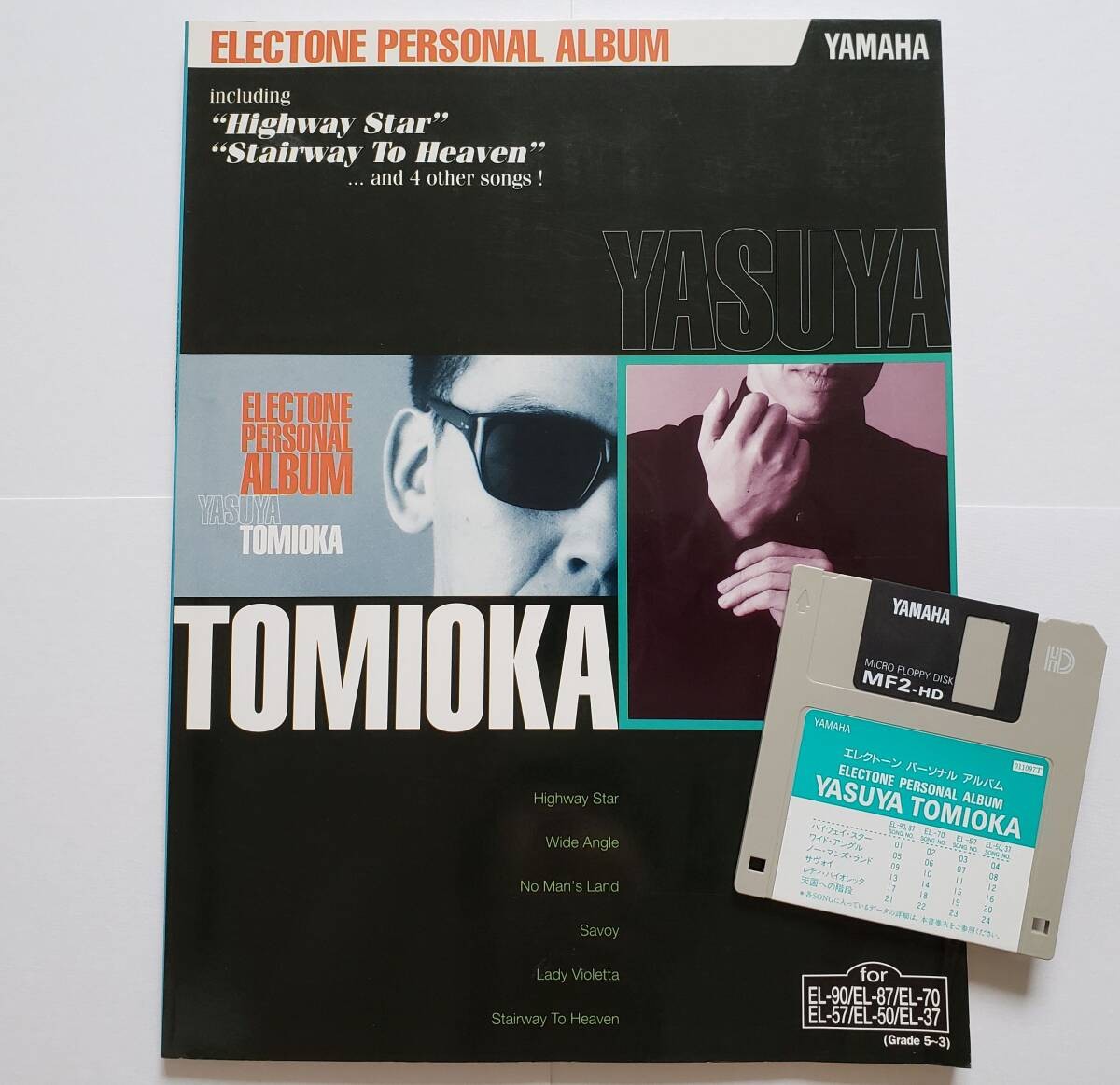 FD INCLUDED ELECTONE PERSONAL ALBUM YASUYA TOMIOKA 5-3 ELECTONE PERSONAL ALBUM T