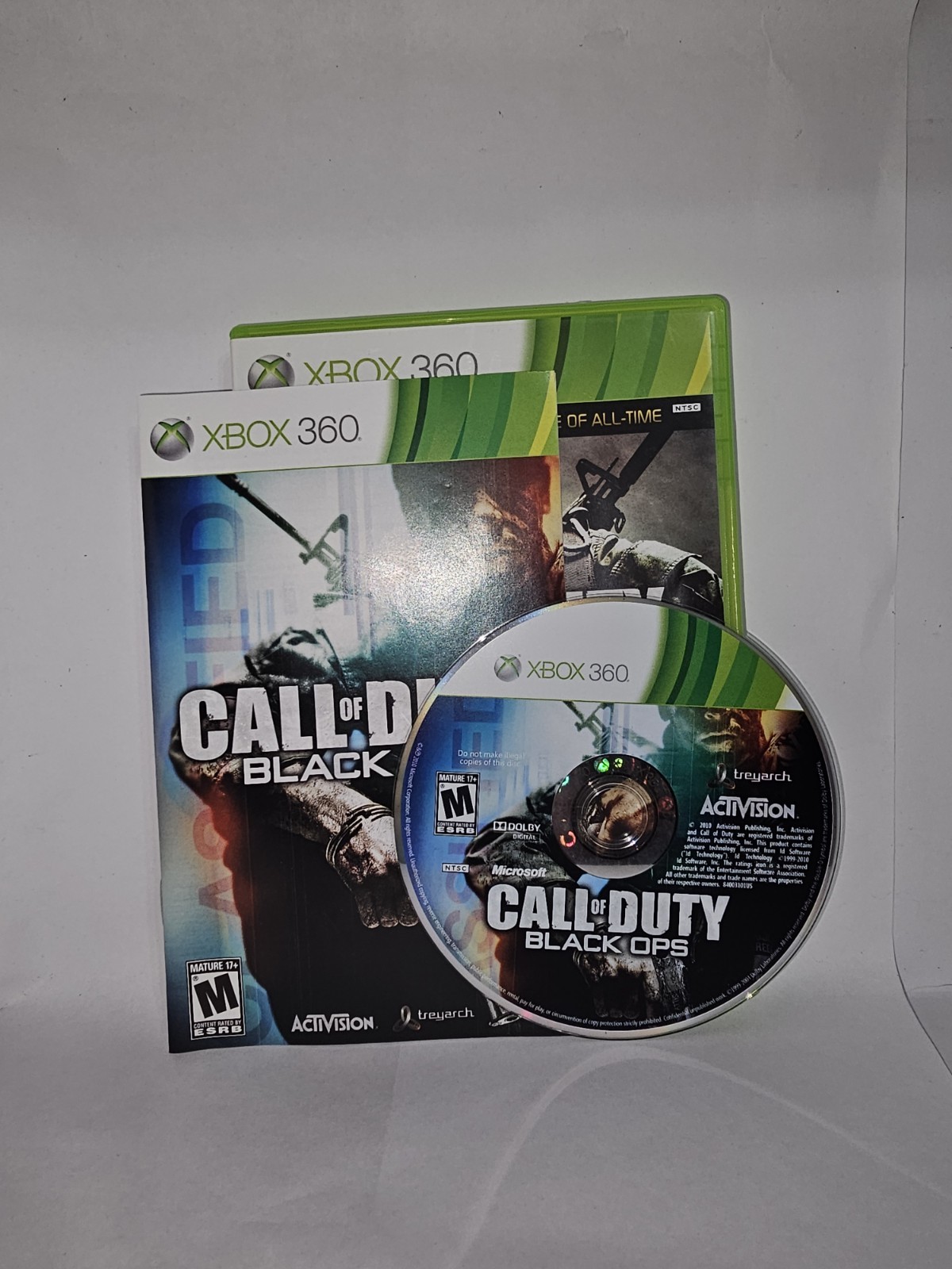 Call of Duty: Black Ops Xbox 360 Complete Disc Case Manual Tested