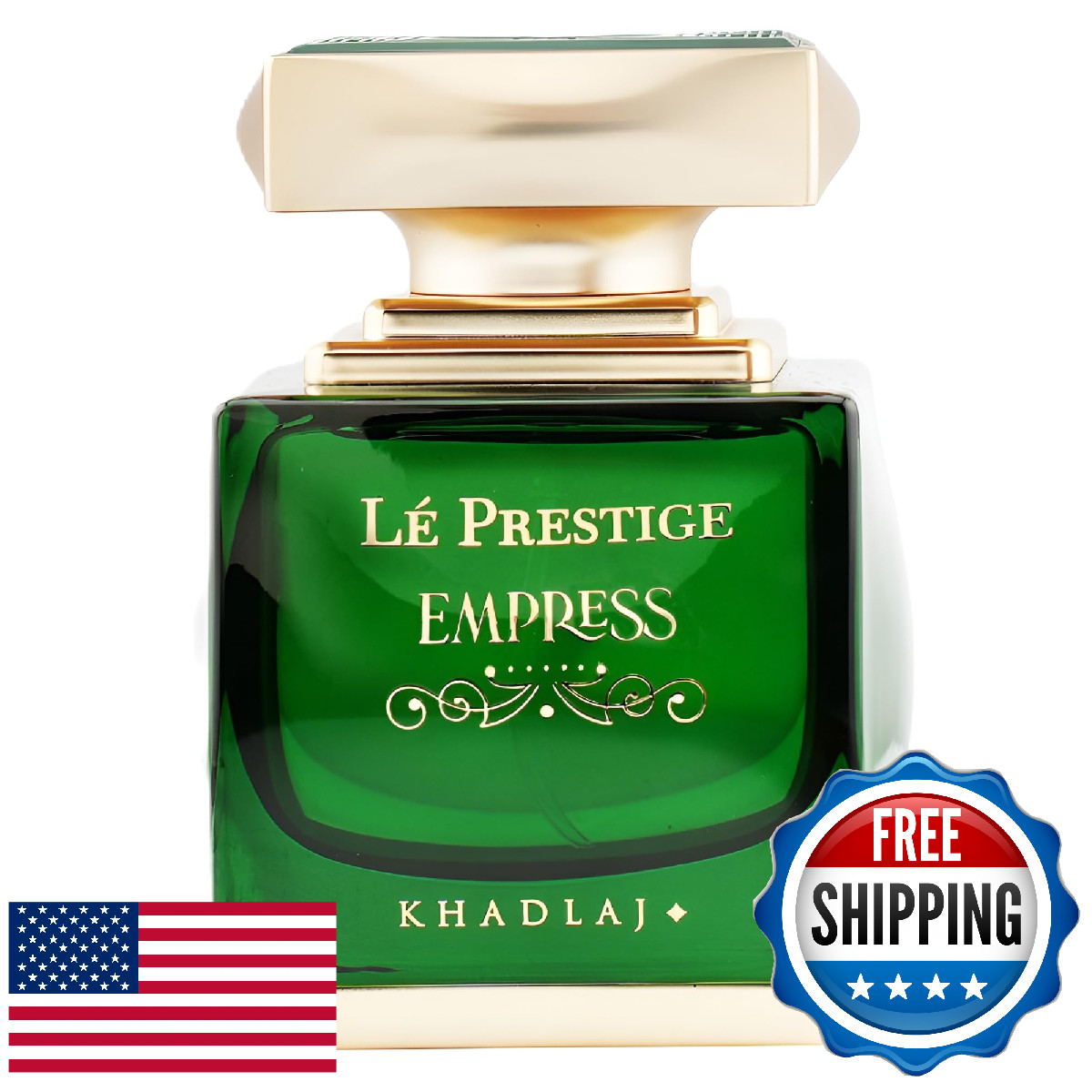 KHADLAJ PERFUMES Le Prestige Empress Eau De Parfum Spray for Women, 3.4 Ounce