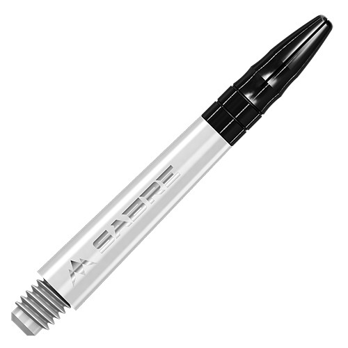 Mission Sabre Shafts - Polycarbonate - White - Black Top - Tweenie