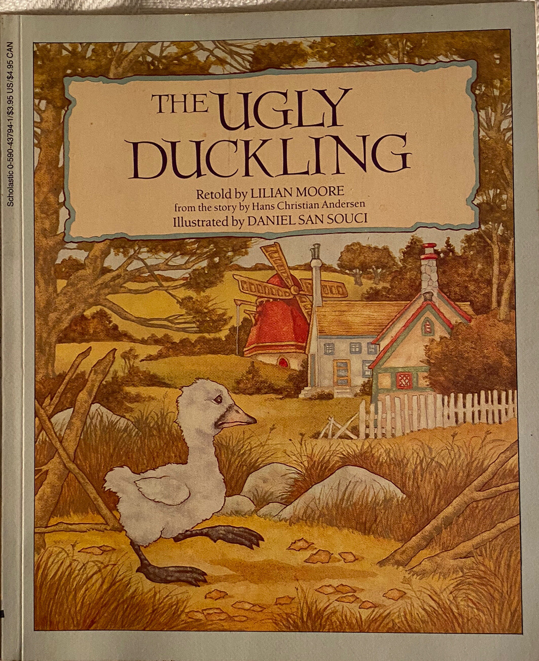 THE UGLY DUCKLING by Lilian Moore (FREE SHIPPING)
