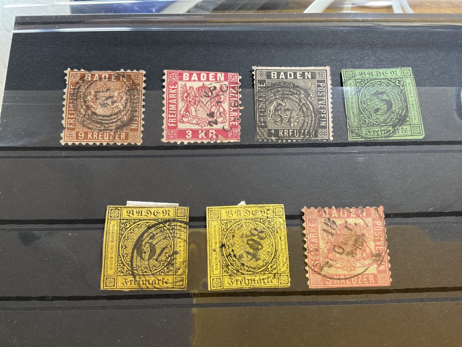 Baden early mounted mint or used stamps   B3579