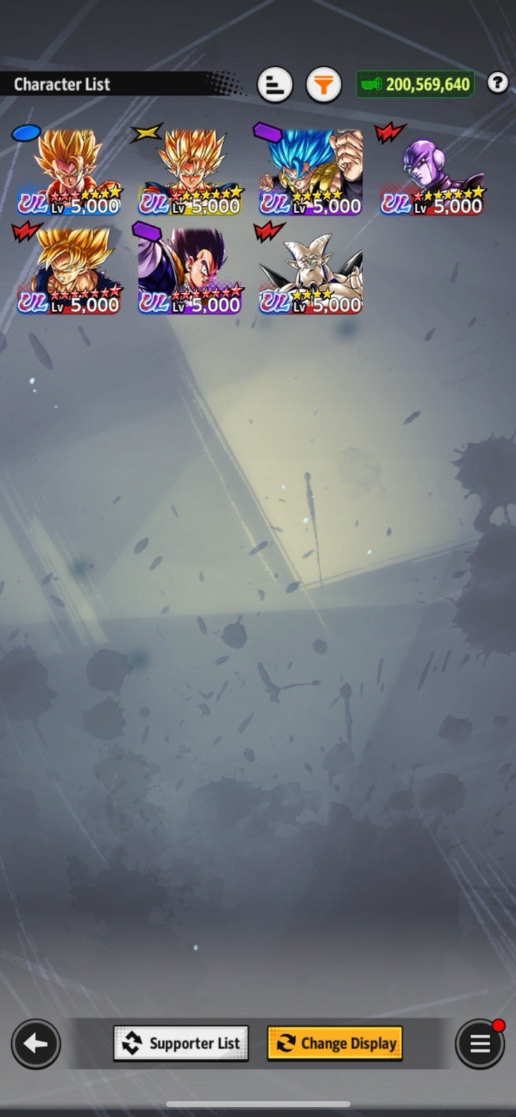 Dragon Ball Legends Game Account Good PVP and Ultra Z Power with meta Units