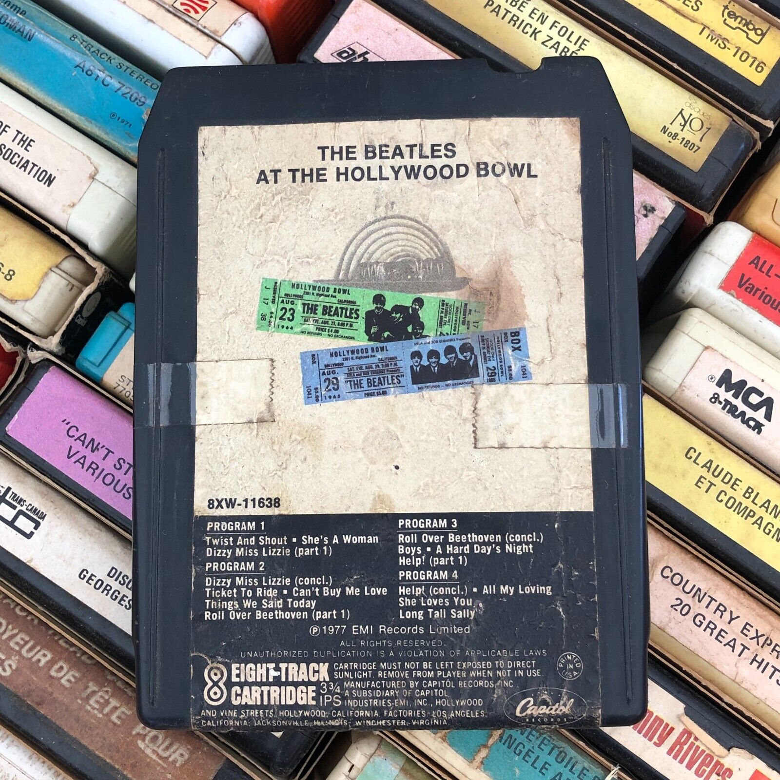 The Beatles : At the Hollywood Bowl 1977, 8 Track Tape